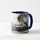 Een Idyllic British Village-schets Mok (Voorkant rechts)