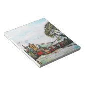 Een Idyllic British Village-schets Notitieblok (Schuin)