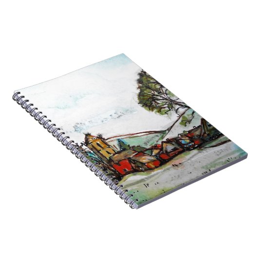 Een Idyllic British Village-schets Notitieboek (Rechterzijde)