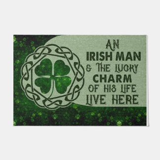 Een Ier en een Lucky Charm Deurmat