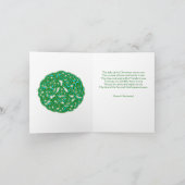 Een Iers kerstgebak... kerstkaart Feestdagen Kaart (Binnen)