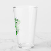 Een Ierse aanraking Kabouterklaverhoed in gras Glas (Links)