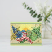 Een Ierse groet Briefkaart (Staand voorkant)