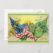 Een Ierse groet Briefkaart (Voorkant / Achterkant)