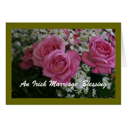 Een Ierse huwelijksbankkaart (Voorkant Horizontaal)