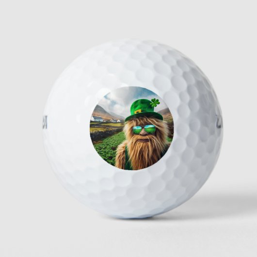Een Ierse Sasquatch Golfballen (Voorkant)