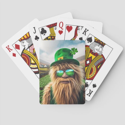 Een Ierse Sasquatch Pokerkaarten (Achterkant)