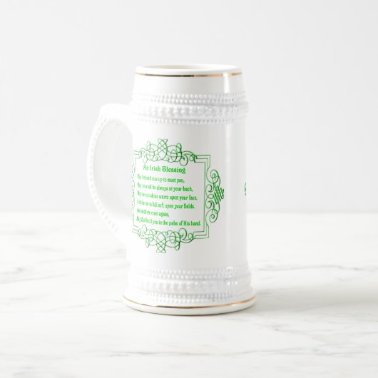 Een Ierse zegen Mok (Voorkant links)