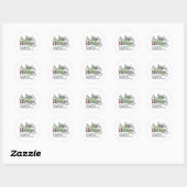 Een Ierse Zegen Ronde Sticker (Vel)