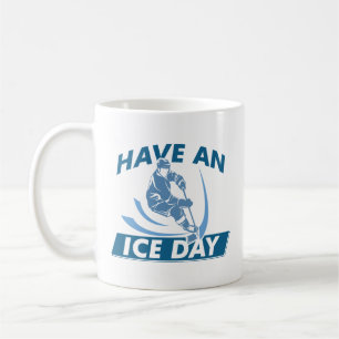 Een ijsdag hebben koffiemok