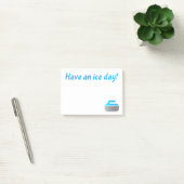 "Een ijsdag!" Krullende notities Post-it® Notes (Kantoor)
