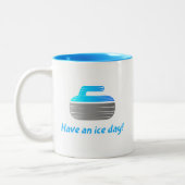 "Een ijsdag!" Mok voor het inperken (Links)