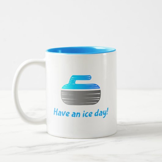 "Een ijsdag!" Mok voor het inperken (Links)