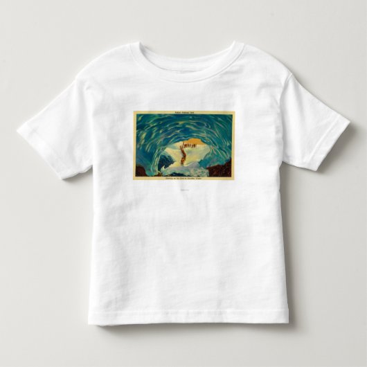 Een ijsgrot in de Paradise Glacier Kinder Shirts (Voorkant)
