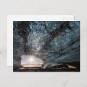 Een ijskolf uitzien, IJsland Briefkaart (Voorkant / Achterkant)