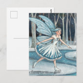 Een ijsschots fee briefkaart (Voorkant / Achterkant)