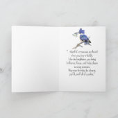 Een IJsvogel Persoonlijkheid Verjaardag Pretvogel Kaart (Binnen)