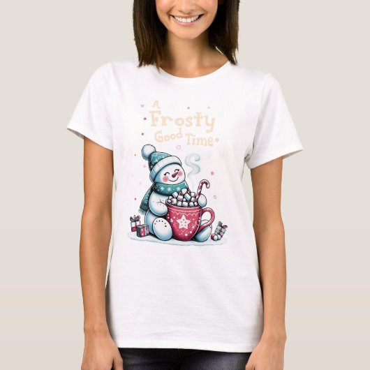 Een ijzige goede tijd t-shirt (Voorkant)