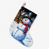 EEN IJZIGE KERSTAVOND KLEINE KERSTSOK (Voorkant (Hangend))