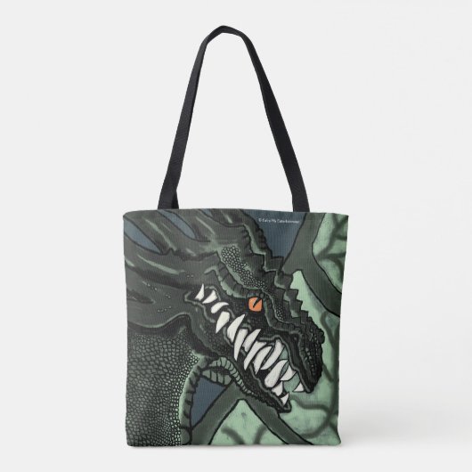 Een Ill Wind Blows | De draak Tote Bag (Achterkant)