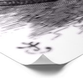 Een illustratie op het gedicht Jabberwocky. 1871 Poster (Hoek)