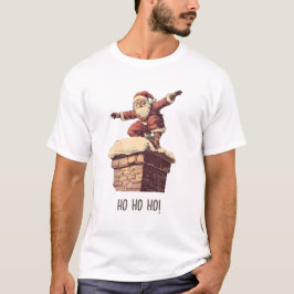 Een illustratie van de Kerstman T-shirt
