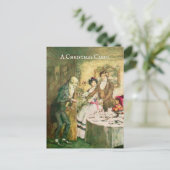 Een  illustratie van de scrolloge van de kerstcaro briefkaart (Staand voorkant)