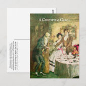 Een  illustratie van de scrolloge van de kerstcaro briefkaart (Voorkant / Achterkant)