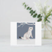 Een illustratie van een in de waterverf geschilder briefkaart (Staand voorkant)