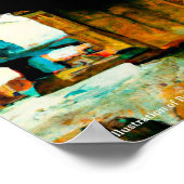 Een illustratie van het Poster van Brooklyn Bridge (Hoek)