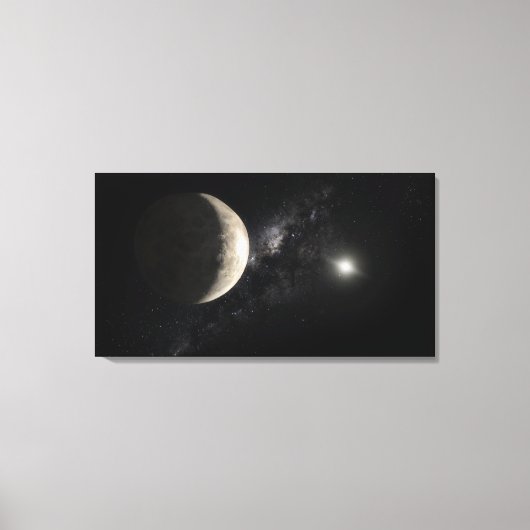 Een illustratie van Makemake Canvas Afdruk (Voorkant)