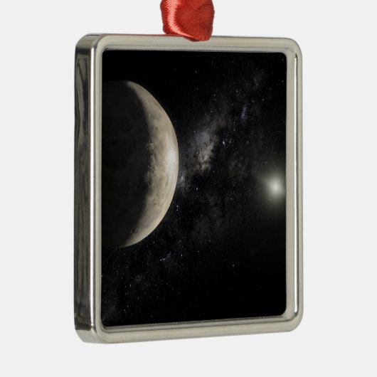 Een illustratie van Makemake Metalen Ornament (Rechts)