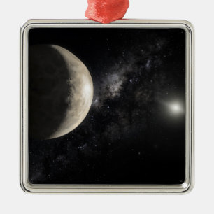 Een illustratie van Makemake Metalen Ornament