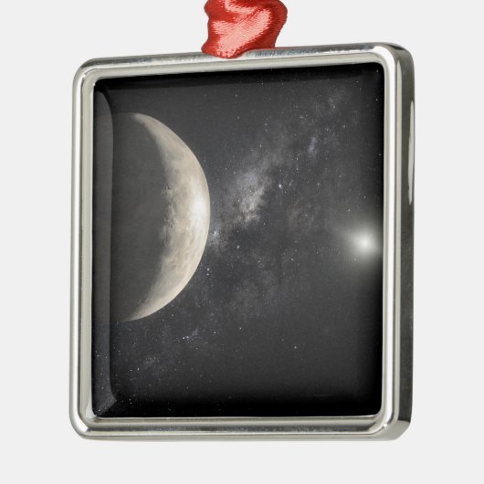 Een illustratie van Makemake Metalen Ornament (Links)