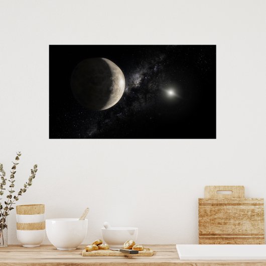 Een illustratie van Makemake Poster (Keuken)