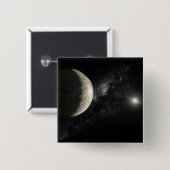 Een illustratie van Makemake Vierkante Button 5,1 Cm (Voorkant /achterkant)