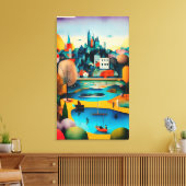 Een Imaginaire Canvas Afdruk (Insitu (Woonkamer))