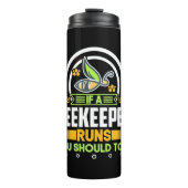 Een imker die je te goed zou moeten gebruiken thermosbeker (Voorkant)