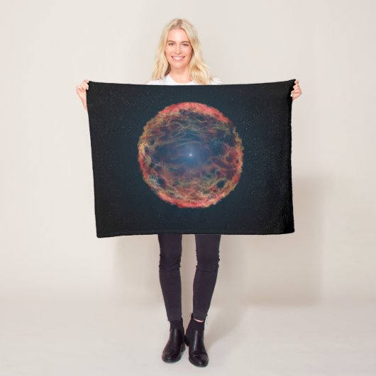 Een impressie van de kunstenaar van de supernova 1 fleece deken (In situ)