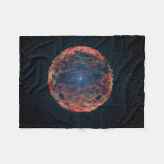 Een impressie van de kunstenaar van de supernova 1 fleece deken (Voorkant (Horizontaal))