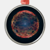 Een impressie van de kunstenaar van de supernova 1 metalen ornament (Voorkant)
