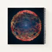 Een impressie van de kunstenaar van de supernova 1 notitieboek (Achterkant)