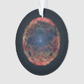 Een impressie van de kunstenaar van de supernova 1 ornament (voorkant)