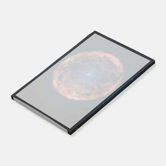 Een impressie van de kunstenaar van de supernova 1 post-it® notes (Schuin)