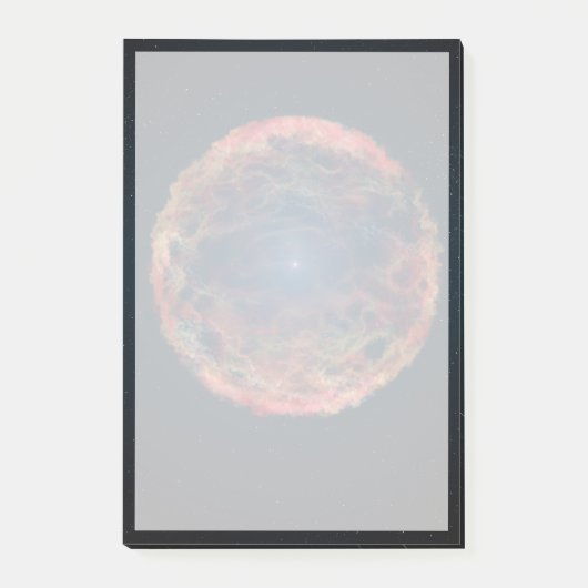 Een impressie van de kunstenaar van de supernova 1 post-it® notes (Voorkant)