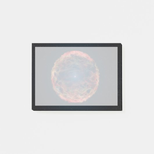 Een impressie van de kunstenaar van de supernova 1 post-it® notes (Voorkant)