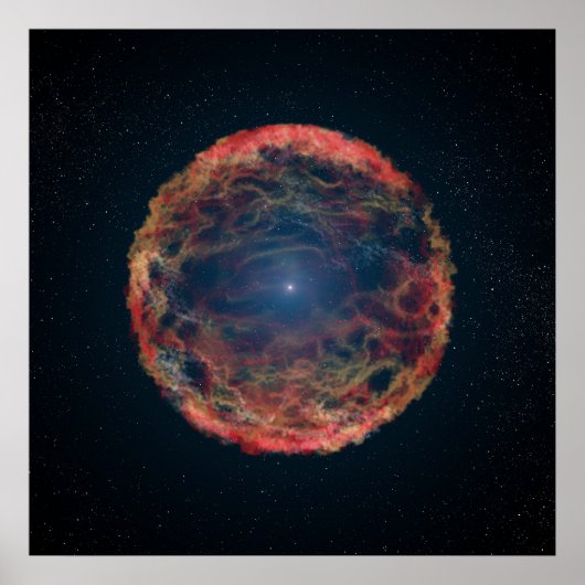 Een impressie van de kunstenaar van de supernova 1 poster (Voorkant)