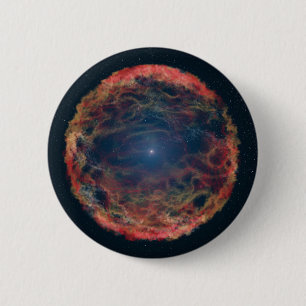 Een impressie van de kunstenaar van de supernova 1 ronde button 5,7 cm