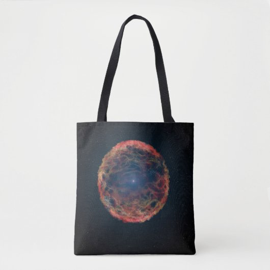 Een impressie van de kunstenaar van de supernova 1 tote bag (Voorkant)