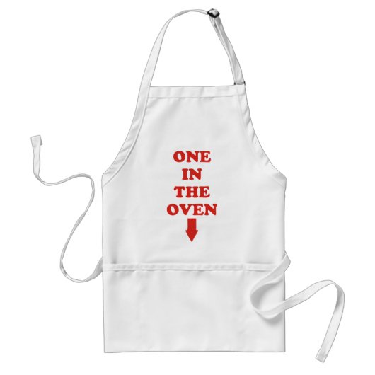 Eén in de oven standaard schort (Voorkant)